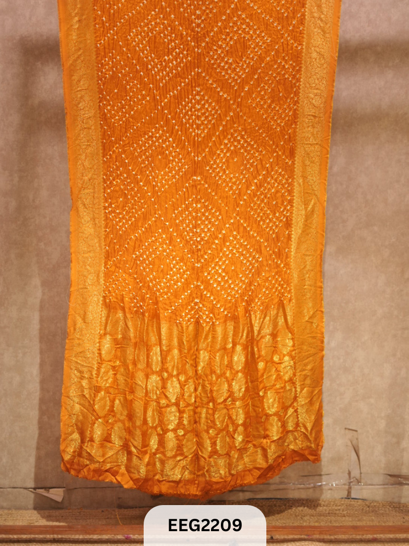 MODAL FUSIOIN SAREE WITH DOLA BORDER - EXCLUSIVE