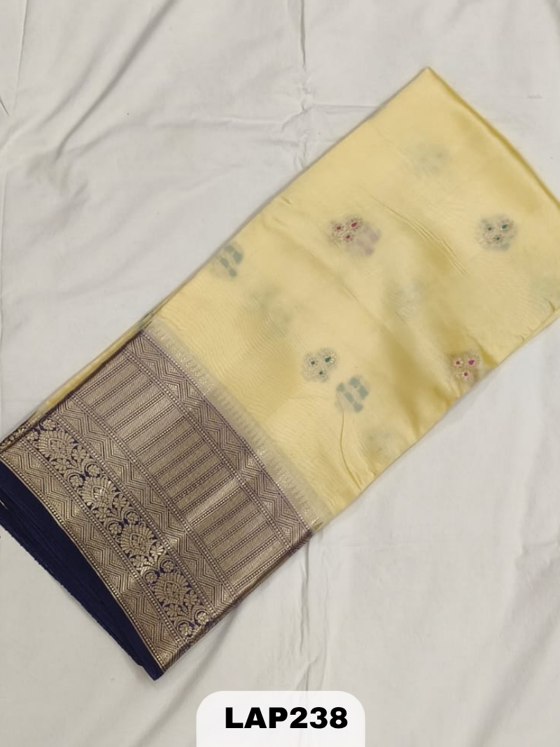 Banaras kora dupion silk saree