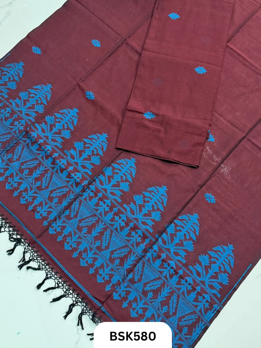 Premium Pure Handloom Cotton Bhujodi Salwar Suit
