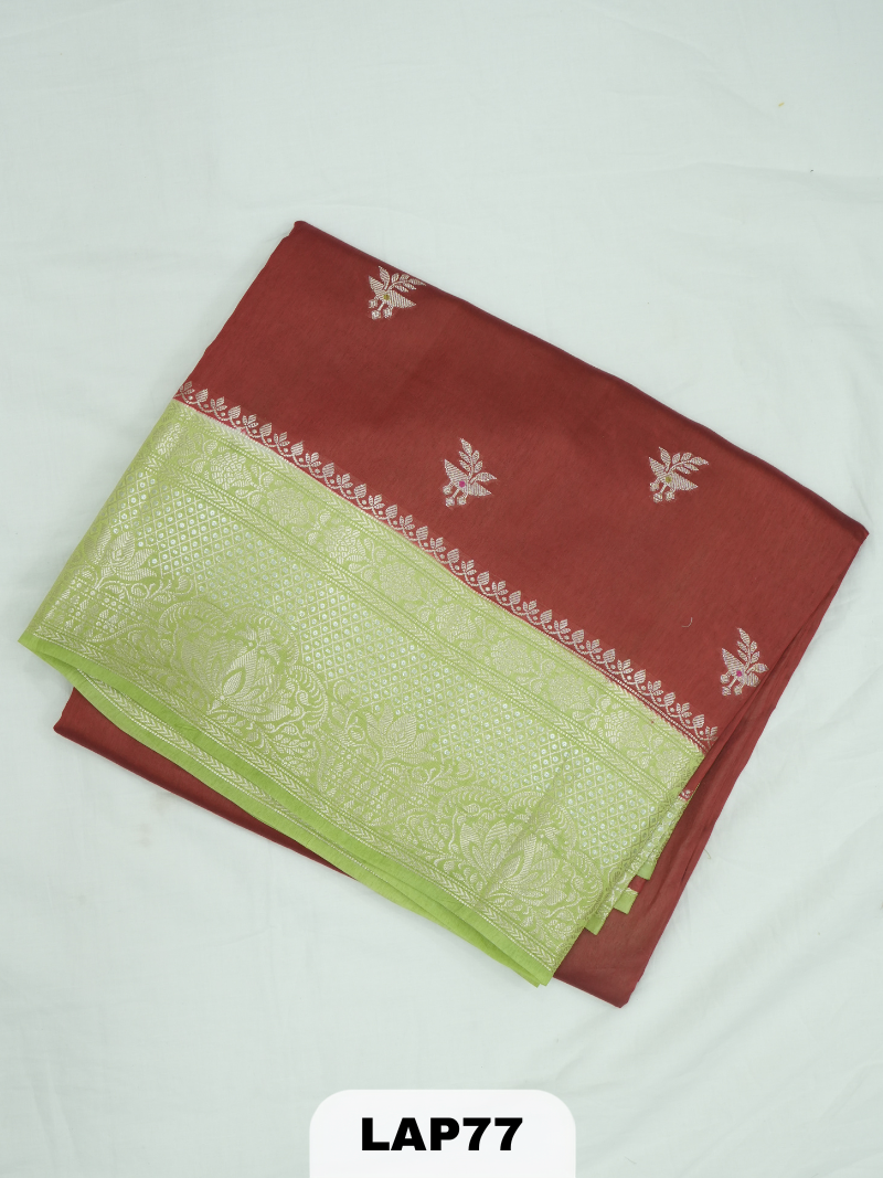 Banaras kora dupion silk saree