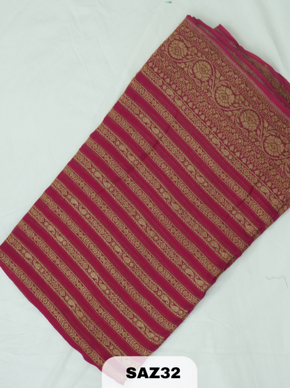 BANARAS ANTI KHADI GEORGET SAREE