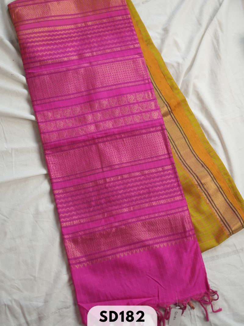KALAKSHATHRA SILK COTTON HANDLOOM SAREE
