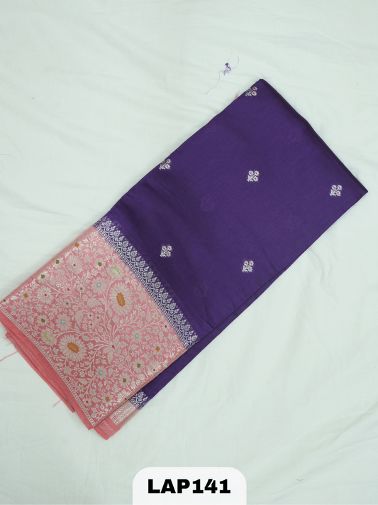Banaras kora dupion silk saree