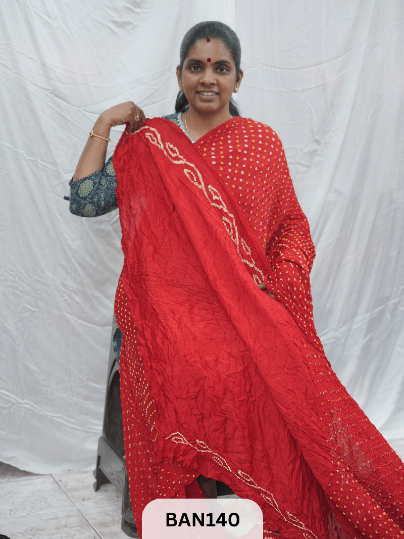 100% VEGAN SILK WITH LAGDI PATTA SAREE