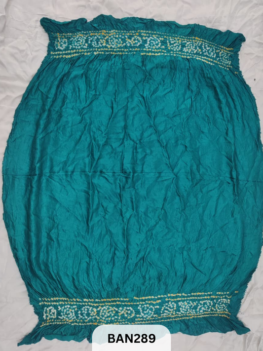 SEMI GAJI  BHANDHEJ BLOUSE-1 MTR