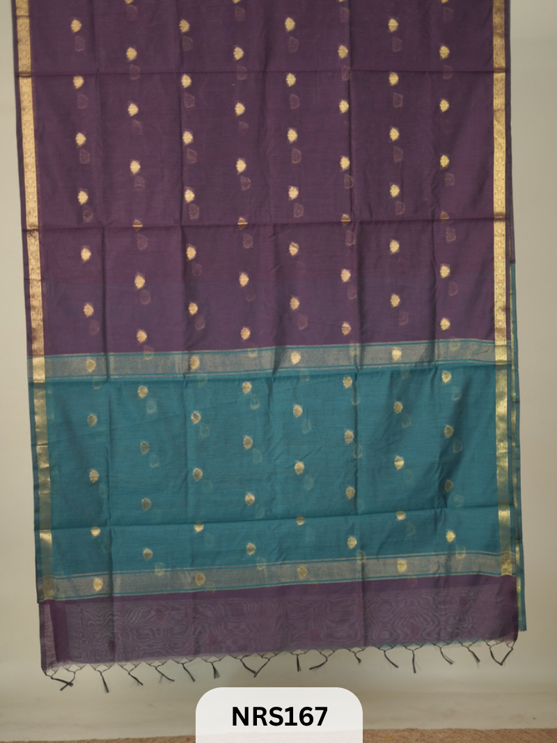 CHANDERI INSPIRED MAHESWARI SAREE