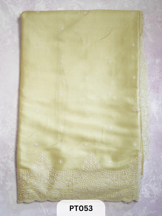 SOFT SILK WITH HEAVY EMBROIDARY WORK
