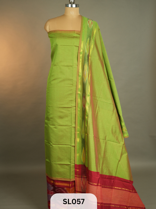 Pure Sico silk with Pochampalli design