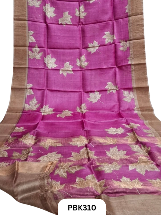 Pure Handloom Tussar Silk Saree