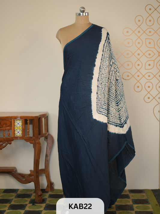 MODAL WITH HAND SHIBORI DUPPATA 2.5MTR