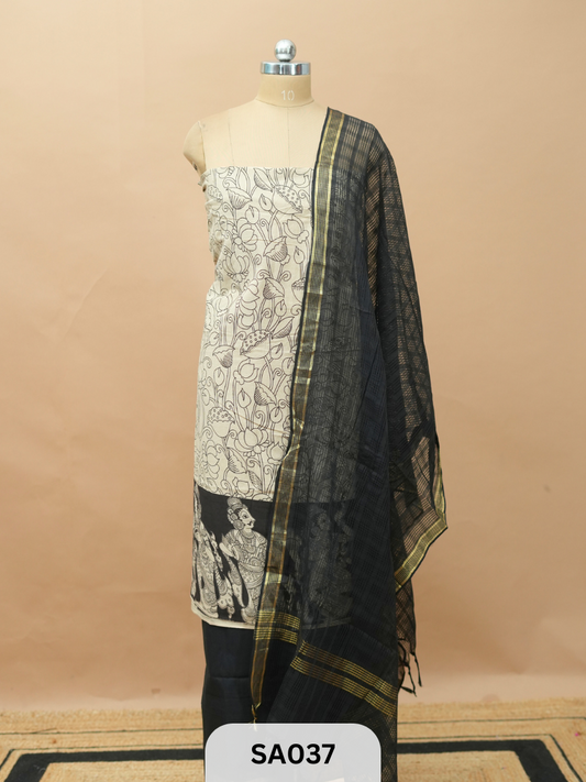 Kalamkari Handblock Salwar Suit 3 pcs