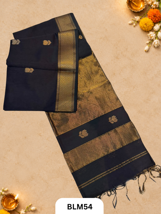 Maheshwari Lotus Buta Saree