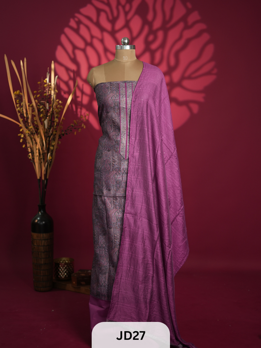 PREMIUM CHANDERI SILK SALWAR SUIT