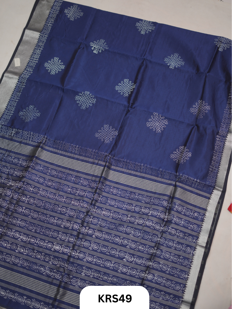 Mangalagiri Handblock Kollam Saree - DIWALI SPECIAL