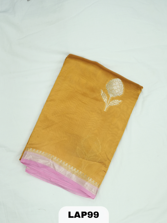 Banaras kora dupion silk saree