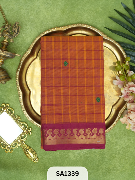 CHETTINAD COTTON SAREE | KAI BOTTA