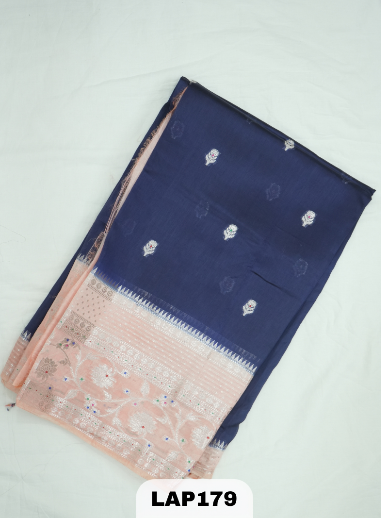 Banaras kora dupion silk saree