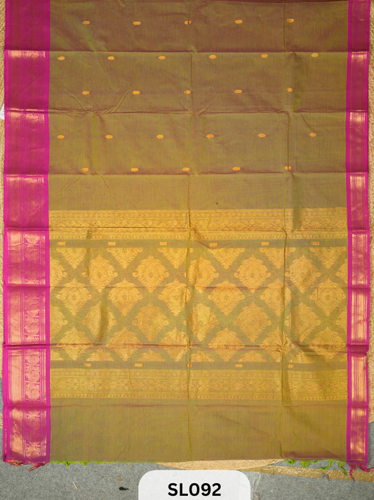 Chettinad Cotton Saree with Rich Pallu