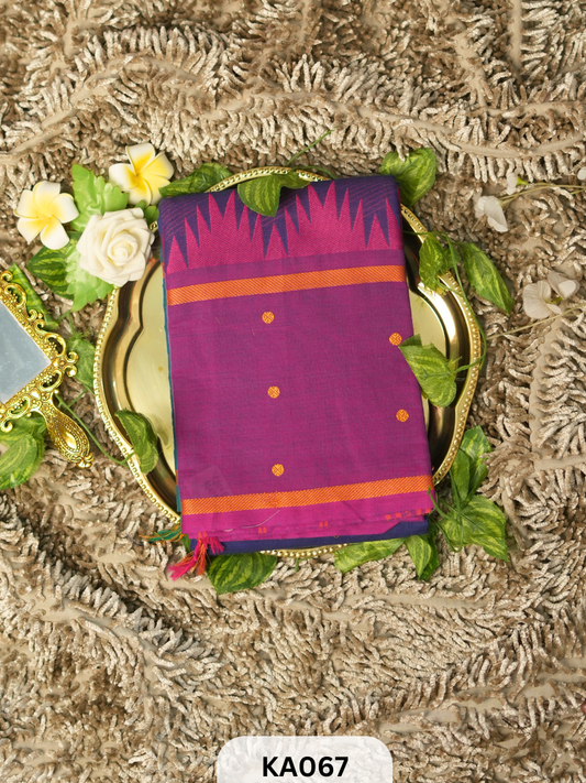 Chettinad cotton with thazhampoo border Saree Story with Shanmuga Priya