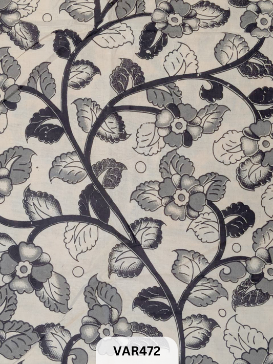 Kalamkari Hand printed - Fabric -1mtr