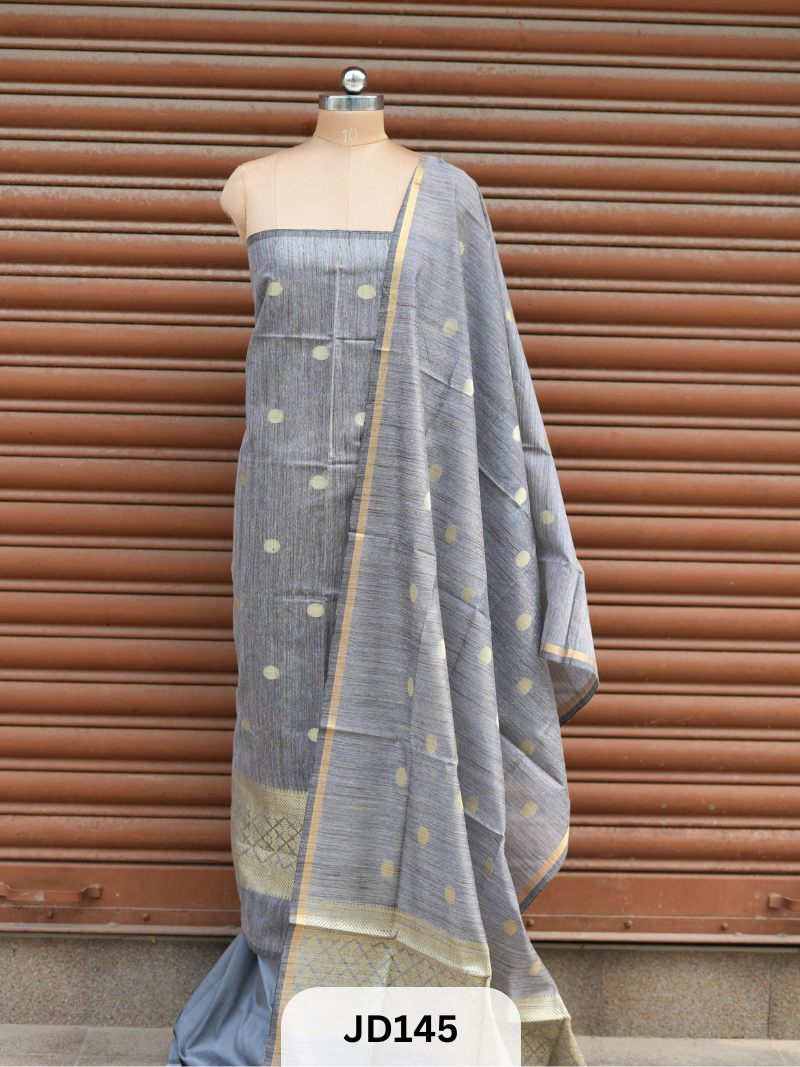 CHANDERI POLKA SALWAR - 3 PCS