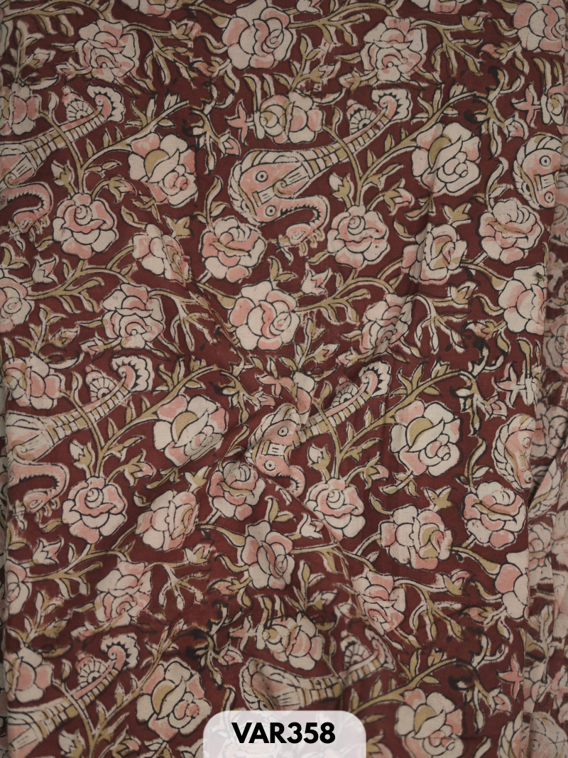 KALAMKARI FABRIC - 1 MTR