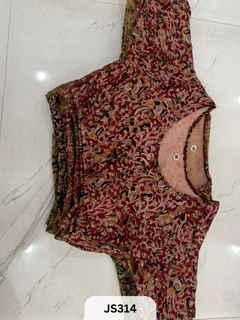 Kalamkari Stitched Blouse - 42