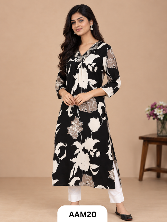 Side Slit Kurti