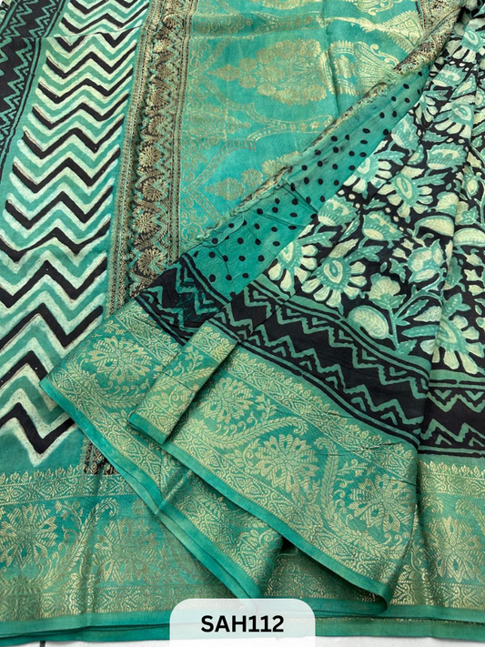 DOLA SILK SAREE WITH ELEPHANT PALLU