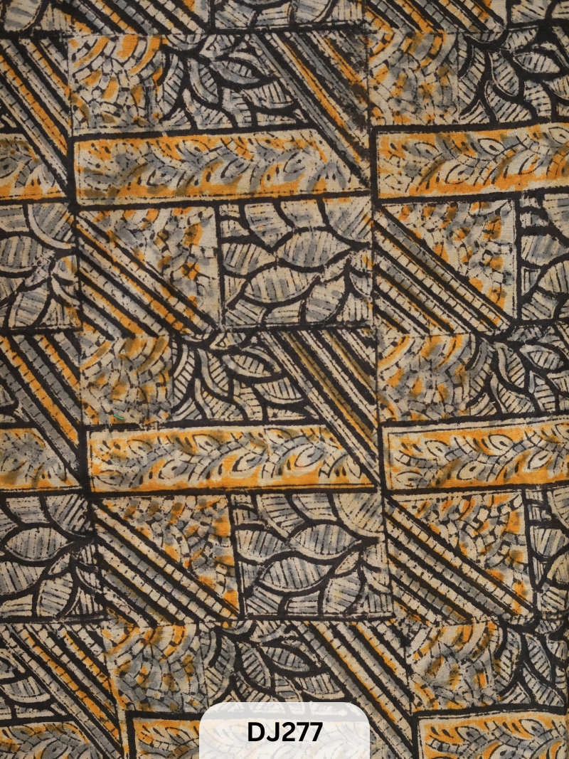 Kalamkari Hand printed - Fabric -1mtr