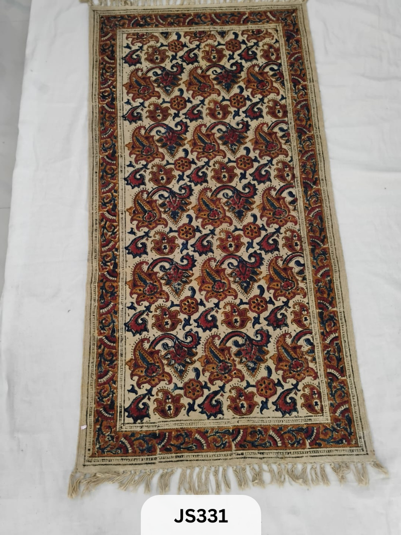 KALAMKARI PRINT FLOOR MAT (2X4 FEET)