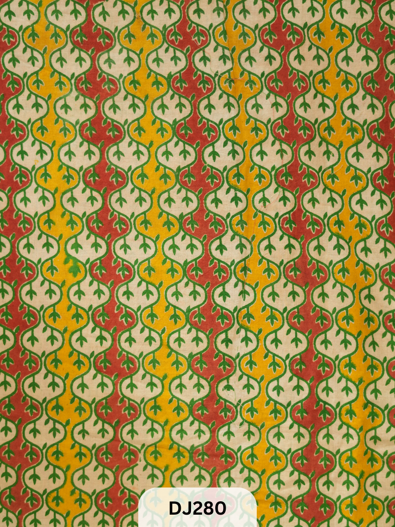 Kalamkari Hand printed - Fabric -1mtr