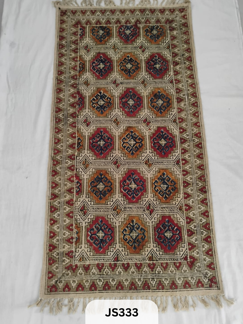 KALAMKARI PRINT FLOOR MAT (2X4 FEET)