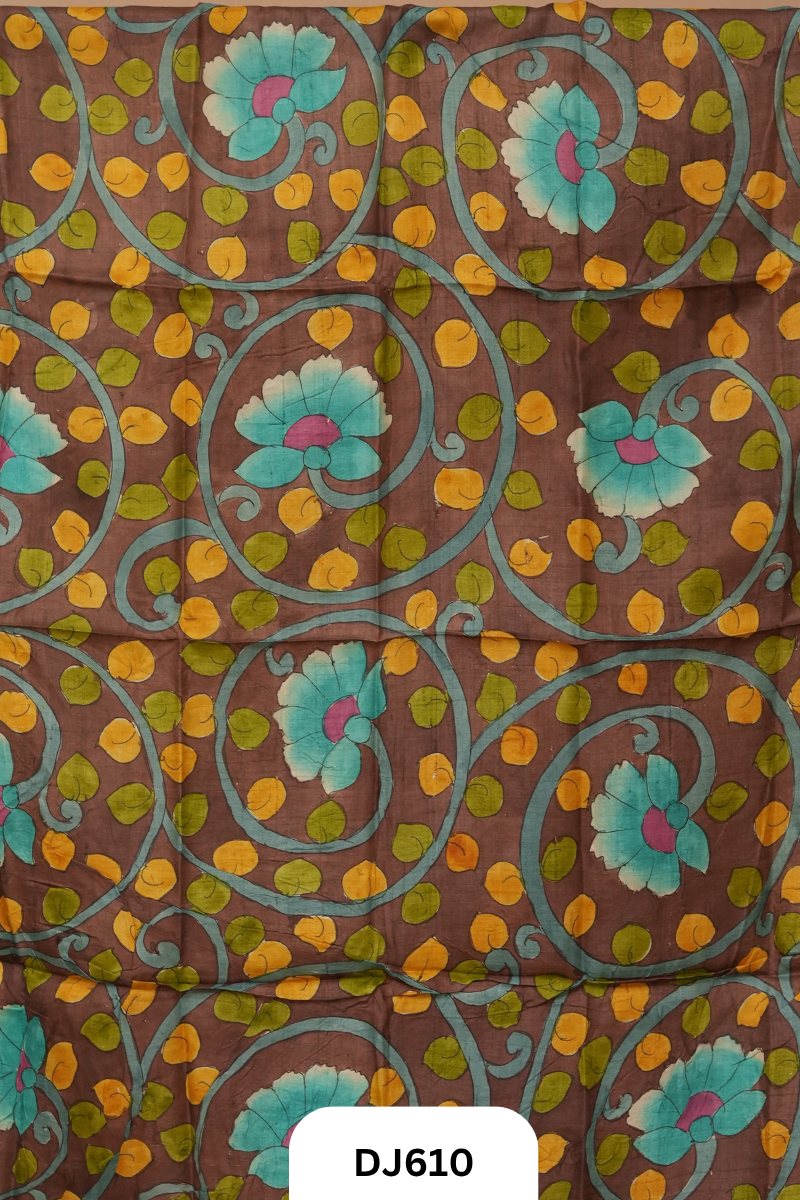Tussar Hand Paint  Blouse