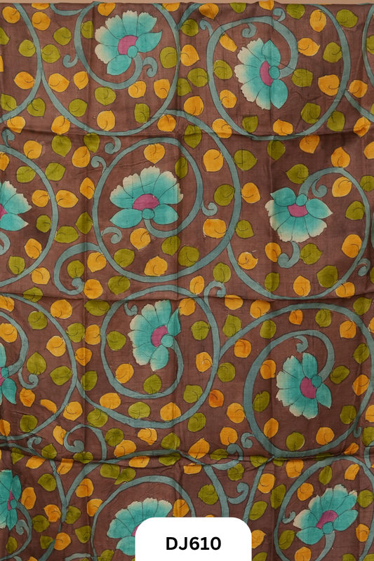 Tussar Hand Paint  Blouse