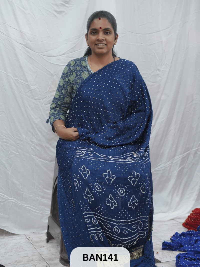 100% VEGAN SILK WITH LAGDI PATTA SAREE