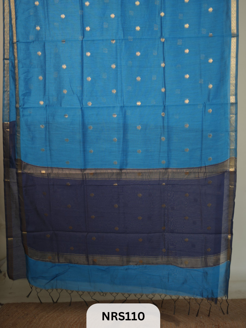 CHANDERI INSPIRED MAHESWARI SAREE