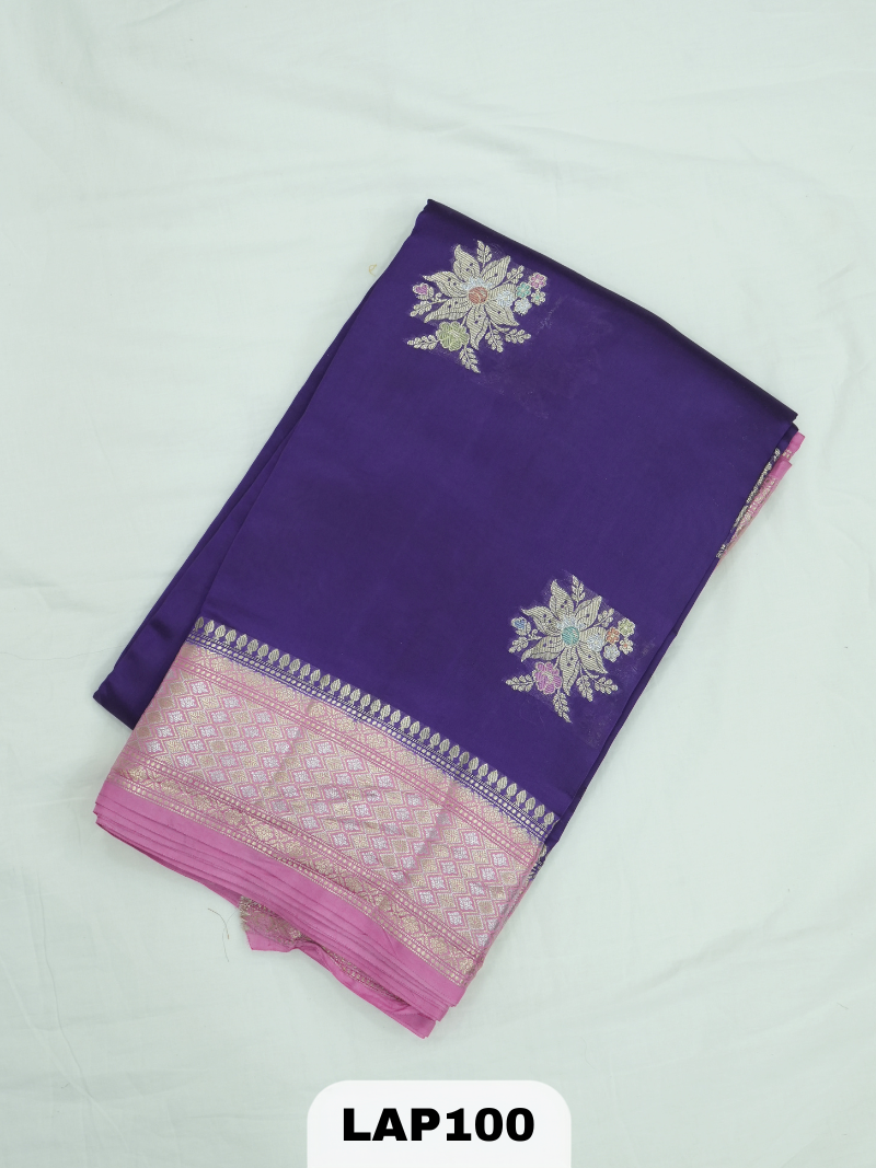 Banaras kora dupion silk saree