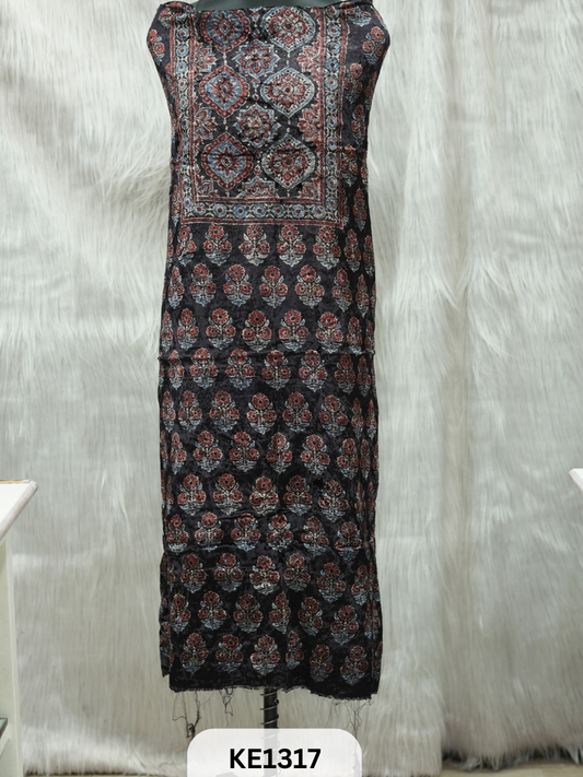 VELVET AJRAKH HANDBLOCKPRINT - 2.5MTR TOP