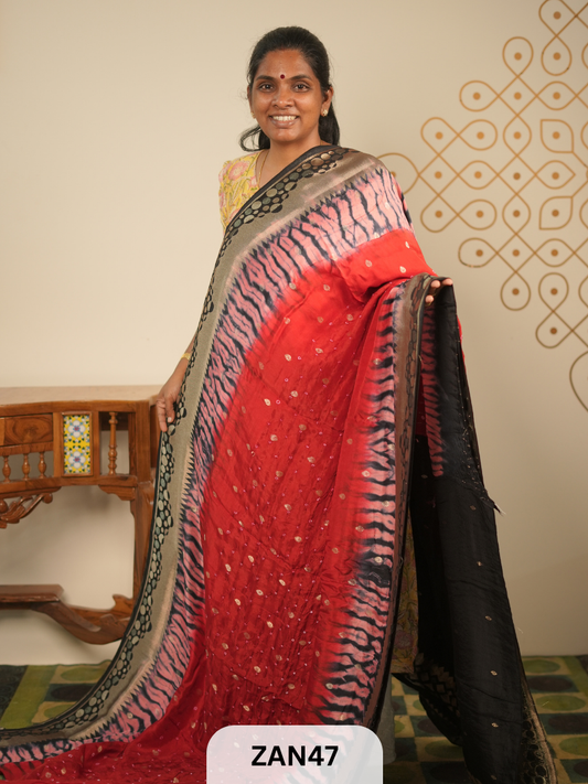 BANARASI BANDHINI - VISCOSE SAREE