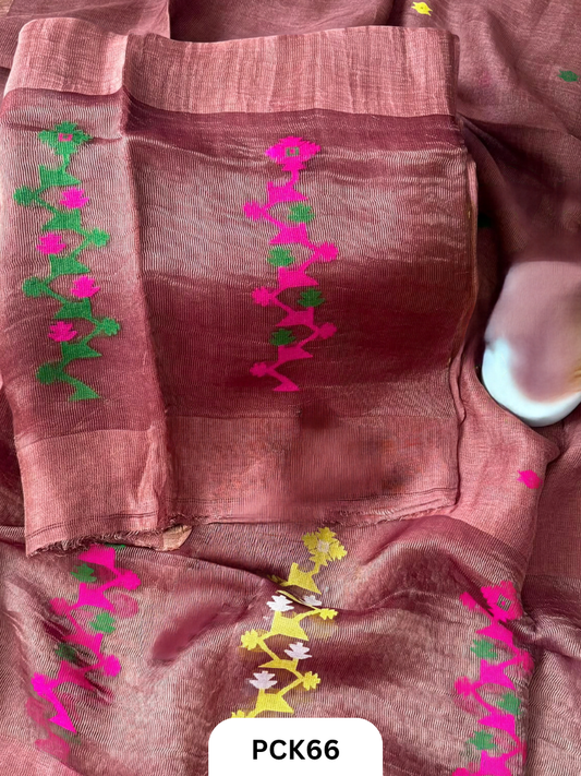 Pure Linen silk Salwar 2pcs Set