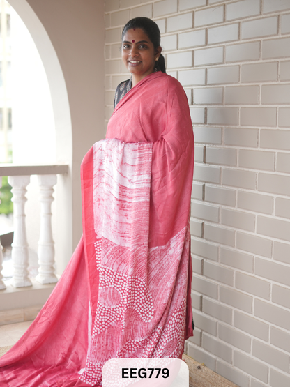 BATIK PRINT MODAL SAREE