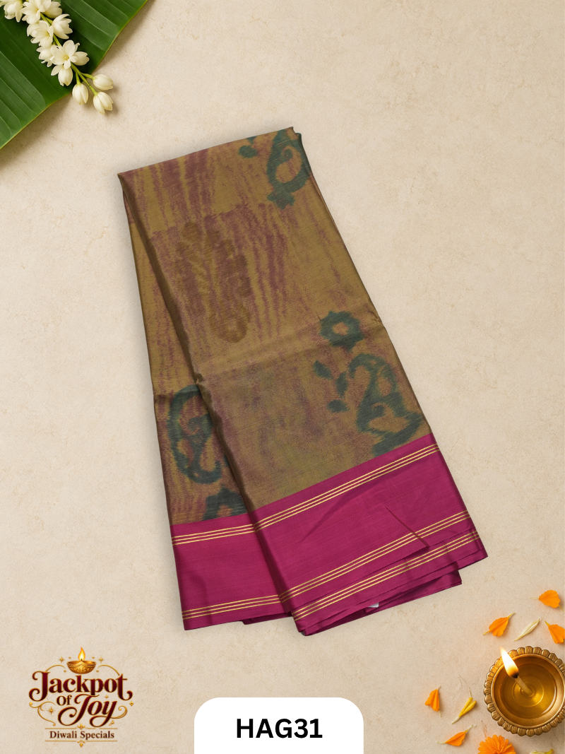 Nano Pochampalli Soft Silk Saree