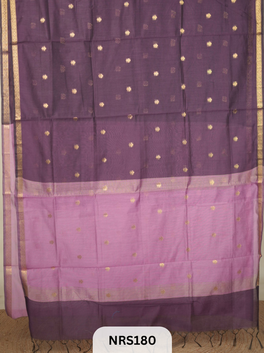 CHANDERI INSPIRED MAHESWARI SAREE