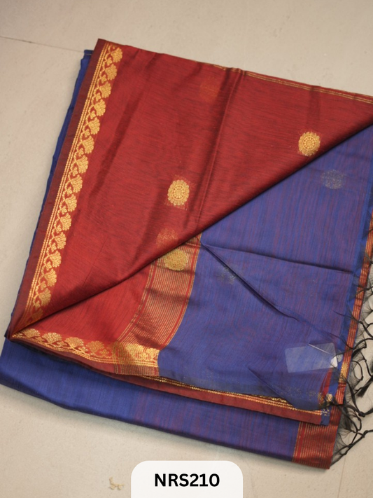 CHANDERI INSPIRED MAHESWARI SAREE