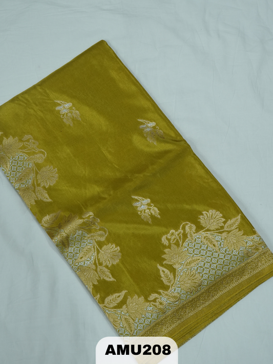 BANARAS RUSSIAN SILK SAREE WITH PRINTED