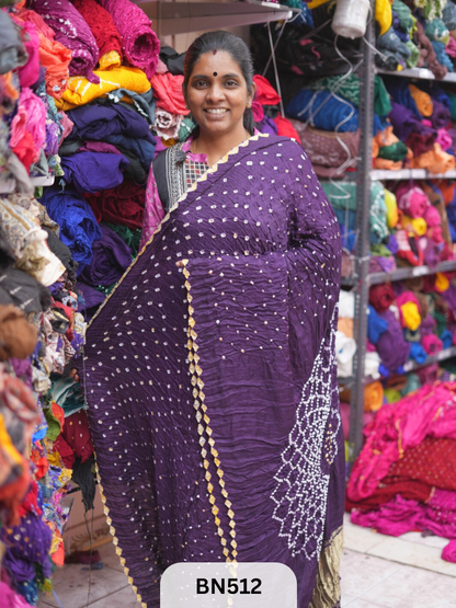 SEMI TISSUE WITH MAKDI PALLU - LADGI PATTA