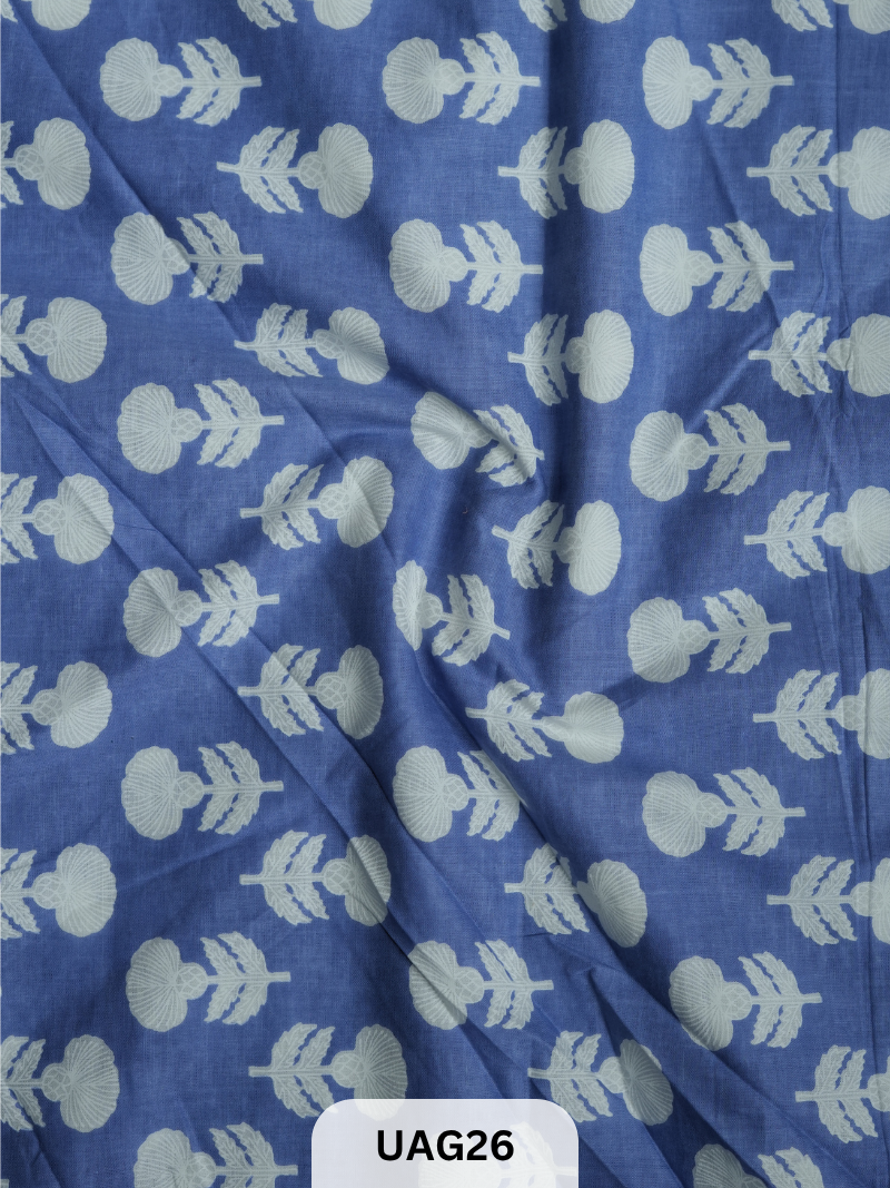 JAIPUR COTTON FABRIC - SCREEN PRINT 1 MTR