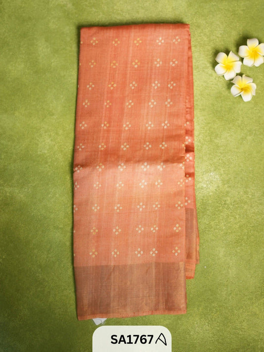 Pure Tussar Silk Saree
