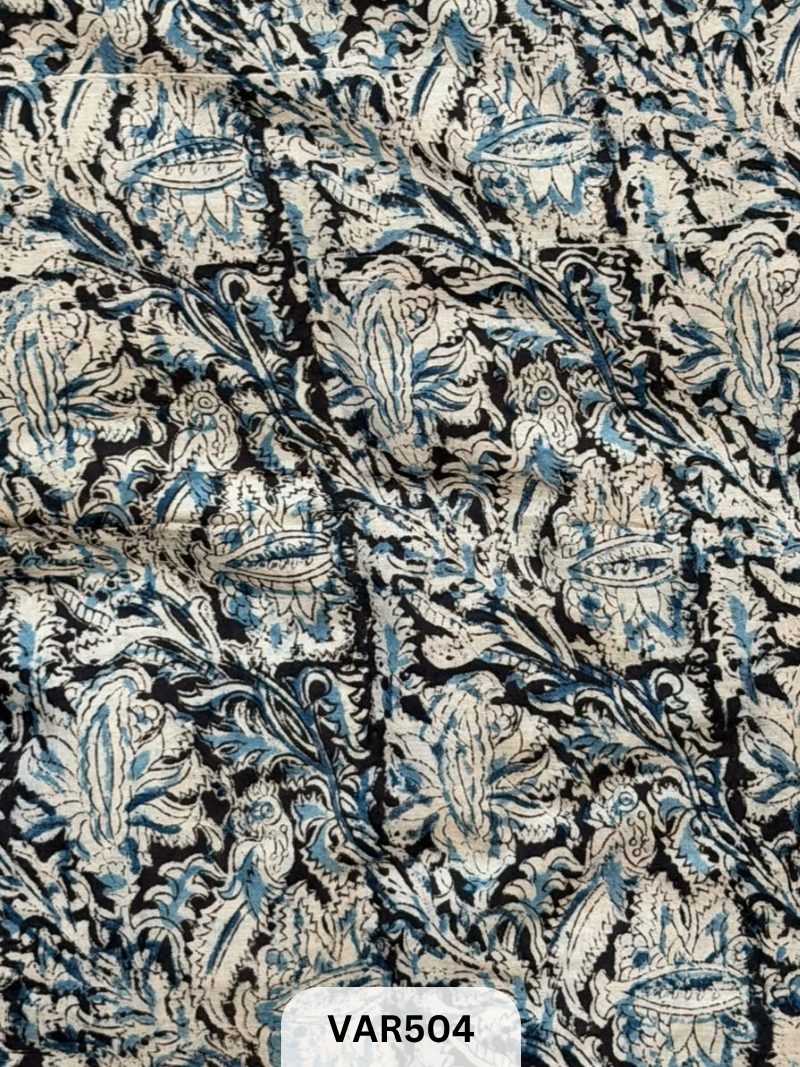Kalamkari Hand printed - Fabric -1.5mtr
